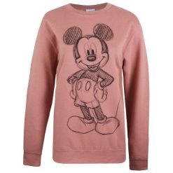 Disney bluza damska Mickey Forward Sketch S różowy. Różowe bluzy damskie Disney, s, z nadrukiem, bez rękawów, bez kaptura. Za 169,00 zł.