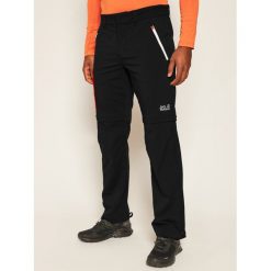Spodnie outdoor Jack Wolfskin Overland Zip Away M 1506111. Czarne spodnie męskie Jack Wolfskin, m, bez wzorów, sportowe. W wyprzedaży za 409,00 zł.