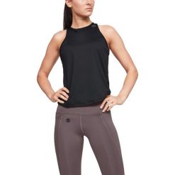 Under Armour Rush Podkoszulek Czarny. Czarne podkoszulki damskie Under Armour, l, bez wzorów, z elastanu, bez rękawów. Za 240,95 zł.