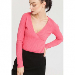 Koralowy Sweter Out In Front. Pomarańczowe bez kategorii marki other, xl. Za 34,99 zł.