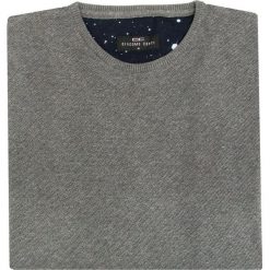 Sweter ALESSIO SWP000089. Szare swetry klasyczne męskie marki Giacomo Conti, m, w paski, z bawełny. Za 259,00 zł.