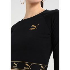 Bluzki damskie: Puma CROPPED Bluzka z długim rękawem black