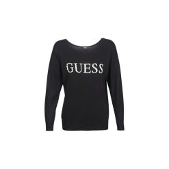 Swetry Guess GUIA. Czarne swetry damskie Guess, s, bez wzorów, bez rękawów, bez kaptura. Za 309,00 zł.