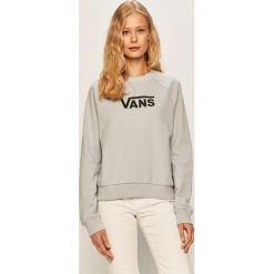 Vans - Bluza. Niebieskie bluzy damskie Vans, s, z nadrukiem, z bawełny, bez rękawów, z kapturem. Za 279,90 zł.