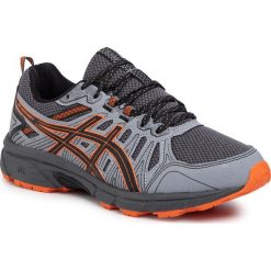 Buty ASICS - Gel-Venture 7 1011A560 Carrier Grey/Habanero 023. Szare buty sportowe męskie Asics, ze skóry ekologicznej, bez zapięcia, do biegania. W wyprzedaży za 249,00 zł.