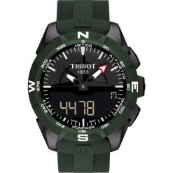 RABAT ZEGAREK TISSOT T-Touch Expert Solar II T110.420.47.051.00. Czarne zegarki męskie TISSOT, szklane. W wyprzedaży za 3696,00 zł.