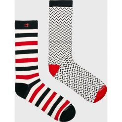 Scotch & Soda - Skarpety (2-pack). Białe skarpetki męskie marki Scotch & Soda, z bawełny. W wyprzedaży za 59,90 zł.