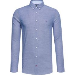 Koszula Tommy Hilfiger Tailored Dobby TT0TT05292. Białe koszule męskie Tommy Hilfiger Tailored, m, bez wzorów, z bawełny, casualowe, bez kołnierzyka, bez rękawów. W wyprzedaży za 189,00 zł.