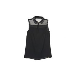 Topy na ramiączkach / T-shirty bez rękawów La City LUCILLA. Czarne bluzki damskie marki La City, bez wzorów, bez kołnierzyka, bez rękawów. Za 159,20 zł.