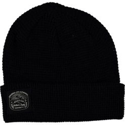 Czapki damskie: Czapka beanie „Waffle” w kolorze czarnym