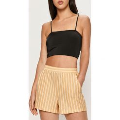 Only - Szorty. Brązowe szorty damskie ONLY, s, bez wzorów, z poliesteru, casualowe. Za 89,90 zł.