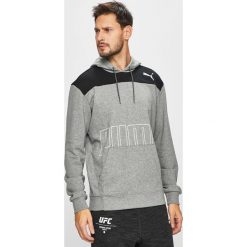 Puma - Bluza. Szare bluzy męskie Puma, m, z nadrukiem, z bawełny, z kapturem. W wyprzedaży za 159,90 zł.