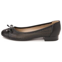 Baleriny damskie lakierowane: Geox Baleriny Damskie Wistrey 37 Czarny