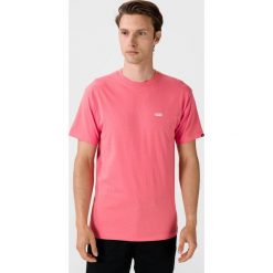 Vans Koszulka Różowy. Różowe podkoszulki męskie Vans, m, bez wzorów, z bawełny, z krótkim rękawem. Za 83,95 zł.