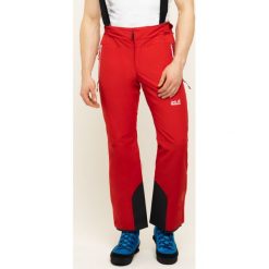 Spodnie narciarskie Jack Wolfskin Big White 1112051-2102. Czerwone spodnie męskie Jack Wolfskin, m, bez wzorów, z poliesteru, sportowe. W wyprzedaży za 699,00 zł.