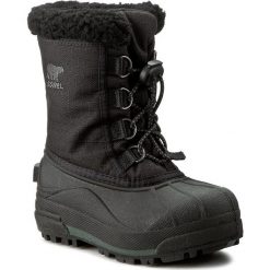 Buty zimowe chłopięce: Śniegowce SOREL – Childrens Cumberland NC1886 Black 010