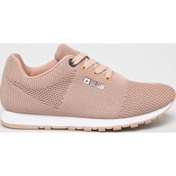 Big Star - Buty. Różowe buty sportowe damskie BIG STAR, bez wzorów, z materiału, sportowe. W wyprzedaży za 89,90 zł.
