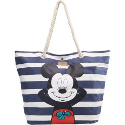 Shopper bag damskie: Codello SHOPPER RELAXING MICKEY BEACH BAG Torba na zakupy navy blue