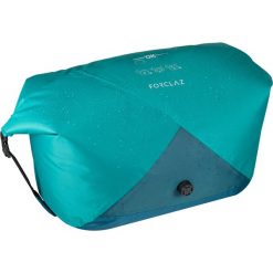 Pokrowiec trekkingowy wodoszczelny - 30 l. Zielone plecaki męskie FORCLAZ, bez wzorów, z poliesteru. Za 59,99 zł.