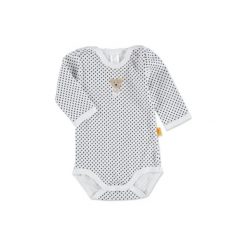 Body niemowlęce: STEIFF Baby Body z długim rękawem bright white
