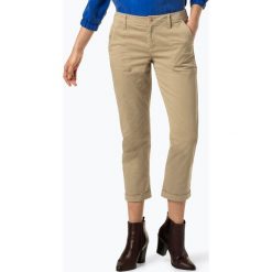 Marc O'Polo - Spodnie damskie, beżowy. Brązowe spodnie damskie Marc O'Polo, z bawełny. Za 569,95 zł.