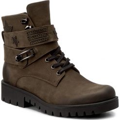 Botki CARINII - B4067 K82-J56-PSK-C56. Zielone botki damskie skórzane marki Carinii. W wyprzedaży za 289,00 zł.