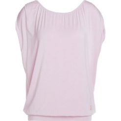 Topy sportowe damskie: Curare Yogawear CRINCLED Tshirt basic rose