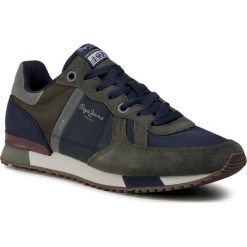 Sneakersy PEPE JEANS - Tinker Zero Second PMS30659 Khaki Green 765. Niebieskie sneakersy męskie Pepe Jeans, bez zapięcia. Za 329,00 zł.