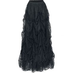 Sinister Gothic Long Medievel Skirt Spódnica czarny. Czarne długie spódnice Sinister, l, w koronkowe wzory, z koronki. Za 691,90 zł.
