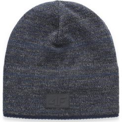 4F Czapka Niebieski Szary. Szare czapki męskie 4f, z wełny. Za 59,95 zł.