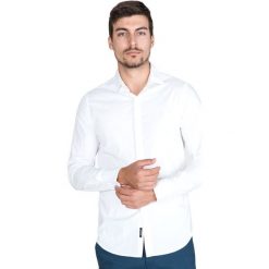 Replay Koszula Biały. Białe koszule męskie Replay, l, bez wzorów, z elastanu, bez kołnierzyka, z długim rękawem. Za 412,95 zł.