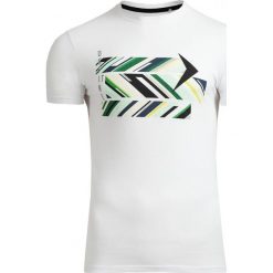 T-shirt męski TSM612 - biały - Outhorn. Białe koszulki męskie Outhorn, na lato, m, z bawełny. W wyprzedaży za 29,99 zł.