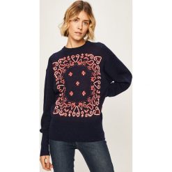 Scotch & Soda - Sweter. Niebieskie swetry damskie Scotch & Soda, s, bez wzorów, z wiskozy, bez rękawów, bez kaptura. W wyprzedaży za 399,90 zł.