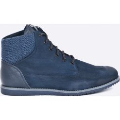 Gino Rossi - Buty wysokie skórzane. Szare bez kategorii marki Gino Rossi, ze skóry, z okrągłym kołnierzem. W wyprzedaży za 249,90 zł.