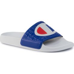 Klapki CHAMPION - M-Evo S20979-F19-WW001 Wht/Rbl. Niebieskie klapki męskie Champion, bez wzorów, z gumy. Za 129,00 zł.