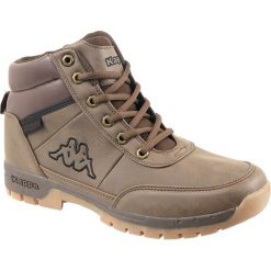 Kappa Bright Mid Light 242075-5050. Pomarańczowe buty trekkingowe męskie Kappa, na zimę, ze skóry. W wyprzedaży za 129,99 zł.