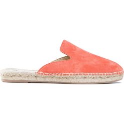 Espadryle MANEBI. Pomarańczowe espadryle damskie Manebi, bez wzorów, z gumy, bez obcasa. W wyprzedaży za 260,00 zł.