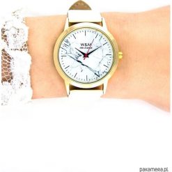 Zegarek 5AVE WHITE MARBLE | Watch& Me. Białe zegarki damskie Pakamera. Za 189,00 zł.