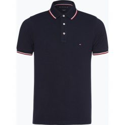Tommy Hilfiger - Męska koszulka polo, niebieski. Niebieskie koszulki męskie TOMMY HILFIGER, m, w paski, bez rękawów. Za 359,95 zł.