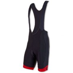 Sensor Męskie Spodenki Rowerowe Z Szelkami Cyklo Race Black/Red. Czerwone spodenki i szorty męskie marki Sensor, m, z materiału, sportowe. Za 189,00 zł.