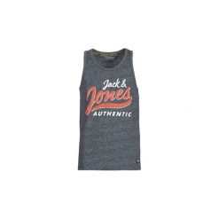 Topy na ramiączkach / T-shirty bez rękawów Jack Jones JORBRANDING. Niebieskie t-shirty męskie Jack & Jones, s, bez wzorów, bez kołnierzyka. Za 69,00 zł.