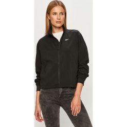 Reebok - Kurtka. Czarne kurtki damskie Reebok, s, bez wzorów, z poliesteru, krótkie. Za 199,90 zł.