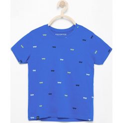 T-shirty chłopięce: T-shirt z nadrukiem okularów – Niebieski