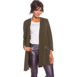 Swetry damskie: Kardigan "Solene" w kolorze khaki