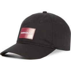 Czapka z daszkiem CALVIN KLEIN JEANS - J Institutional Cap W K60K605814 0GJ. Czarne czapki damskie Calvin Klein Jeans, bez wzorów, z bawełny. W wyprzedaży za 109,00 zł.