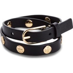 Bransoletka TORY BURCH - Double Wrap Logo Stud Bracelet 11165816 Black/Tory Gold. Czarne bransoletki damskie na nogę Tory Burch. W wyprzedaży za 449,00 zł.