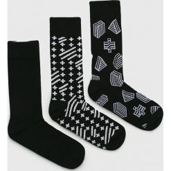John Frank - Skarpety (3-pack). Czarne skarpetki męskie John Frank, bez wzorów, z elastanu. Za 39,90 zł.