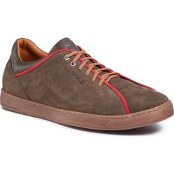 Sneakersy QUAZI - QZ-24-05-000741 669. Zielone sneakersy męskie QUAZI, na co dzień, bez wzorów, ze skóry, bez zapięcia. Za 269,00 zł.