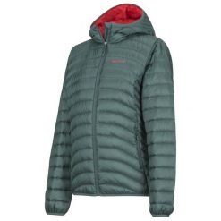Marmot Damska Kurtka Puchowa Wm's Aruna Hoody Mallard Green M. Zielone kurtki sportowe damskie marki Marmot, s, z puchu. Za 639,00 zł.
