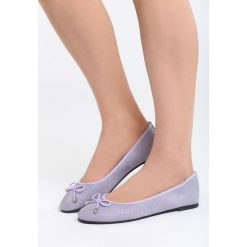 Fioletowe Balerinki For One. Fioletowe baleriny damskie marki NEWFEEL, z poliesteru, do biegania. Za 39,99 zł.